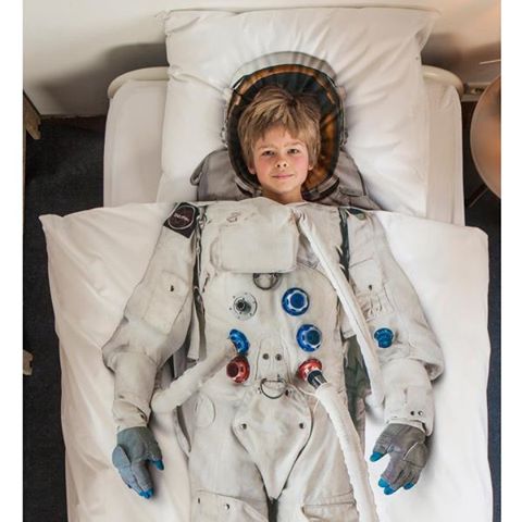 Photo: In space, no one can hear you snore. This bedding doesn't exist quite yet, but it does look cool: http://j.mp/Z2Fa1e