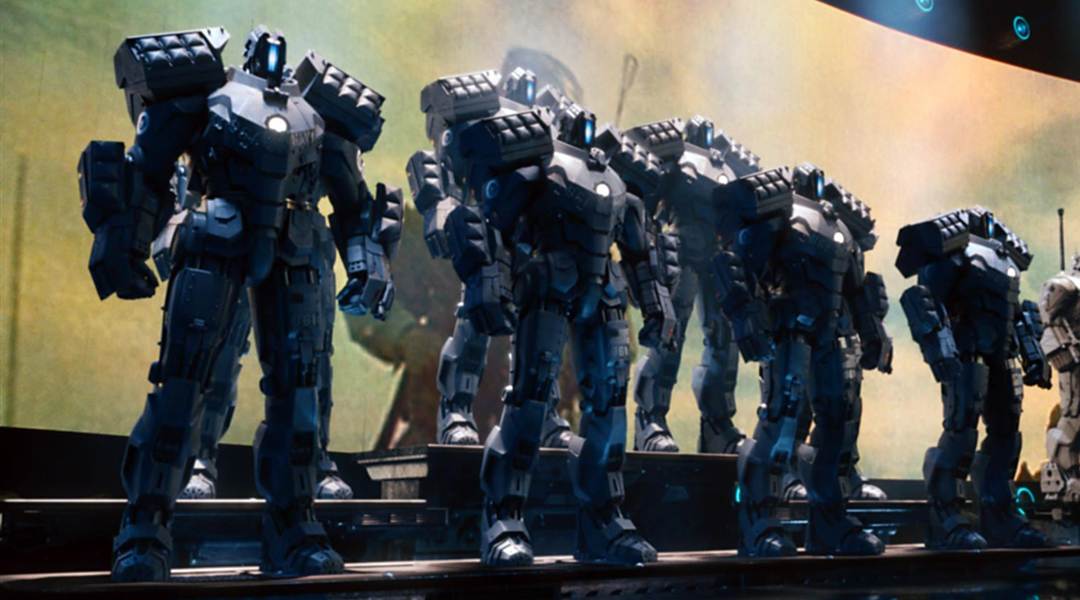 Image: Killer robots in Iron Man 2