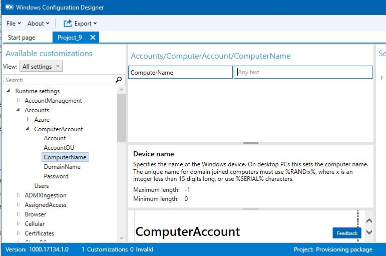 Azure Bulk Enrollment And Computer Name Lab Core The Lab Of