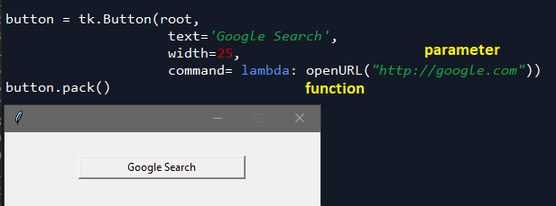 Python Pass Argument To A Button Command In Tkinter Lab Core The 